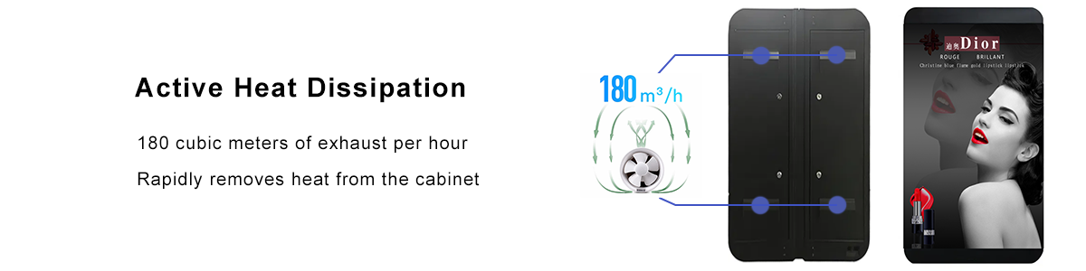 Active heat dissipation SMD lamppost LED sbillboard Explanation