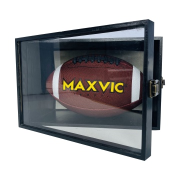 Transparente UV -Acryl -Fußball -Display -Box - Full Size Football Stand Display Hülle