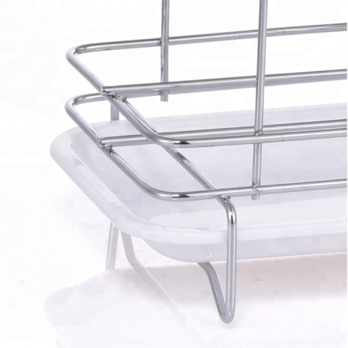 Metal Wire Rack chrome plated tea cup coffee mug hanger metal wire cup rack with tray Manufactory