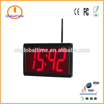 4 digital 4" red Accurate Synchronized Time for the integration and coordination of security systems wifi wall clocks
