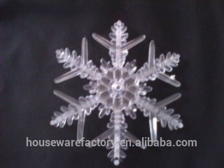 erainlife transparent Acrylic Snowflake With LED Light For Christmas Decoration
