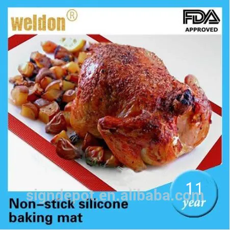 Weldon Food-grade PTFE and Fiberglass Fabric Silicone Non-Stick Baking Mat