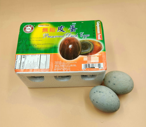 保存されたアヒルの卵
