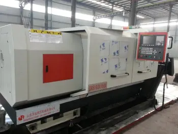 High precision CNC flat bed lathe