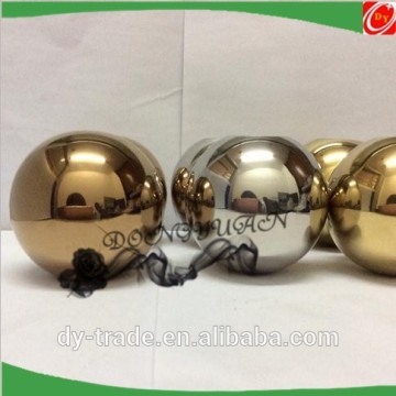 christmas decorative stainless steel ball with color shape
