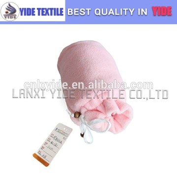 Chinese factory wholesale soft hot pink baby receiving blanket