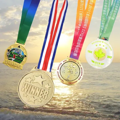 Custom 3D Sports Champion Metal Medal