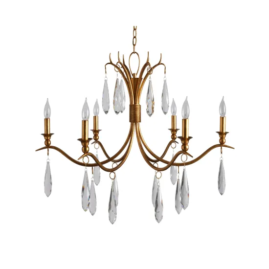 French Crystal Chandelier for Villa Living Room and Bedroom
