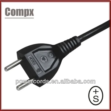 10/16A 250V Switzerland SEV 2 pin plug Switzerland power cord