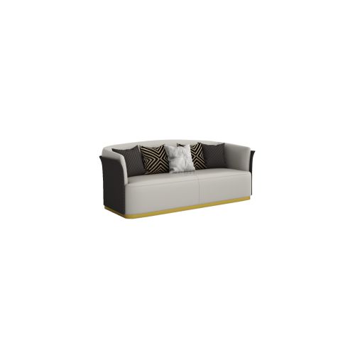 Modern 3 Seater Real leather Sofa For Sale