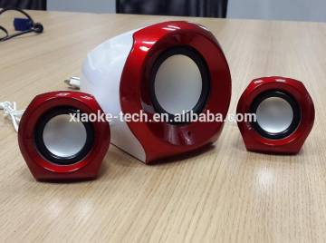 2017 new design 2.1 multimedia speaker home theatre speaker system with dj bass speaker