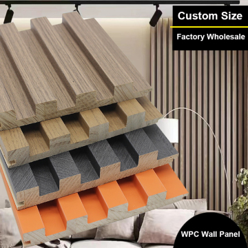 Waterproof Wood Plastic Composite Cladding Boards for Interior and Exterior Walls