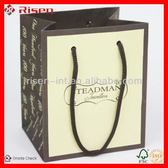 Hot sale kraft bags with handles