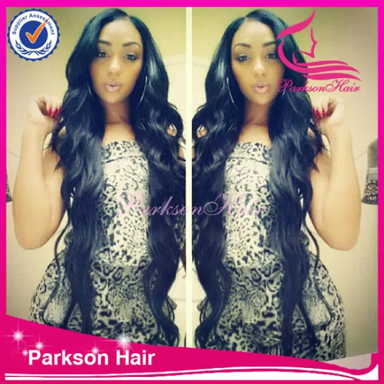 Best selling products cheap and fine high quality 150%density silk base french lace full lace wig
