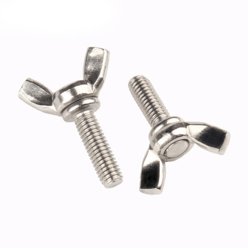 High-Quality Materials: Black Oxide DIN 316 Oval Head Butterfly Screws in Metric Sizes - Titanium, Stainless Steel, Brass, Aluminum, Nickel, Bronze