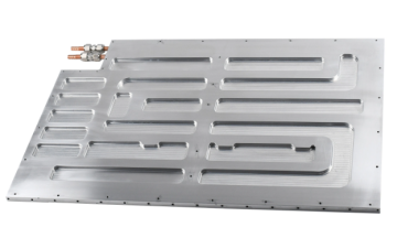 Embedded Cooper Tubes Water Cold Plate Heat Sink