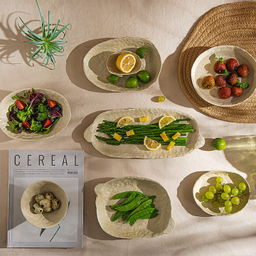 Handmade Ceramic Plate Soup Bowl - Unique Design Wholesale Porcelain Dinner Set