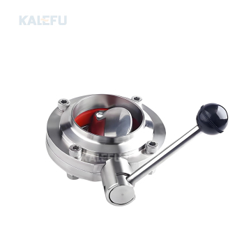Manual Sanitary Grade Butterfly Valves in Stainless Steel: Sizes 3/4 Inch, 1 Inch, and 2 Inch for Beer and Beverage Industries
