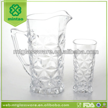 Set of glass fruit infusin water filter pitcher wholesale