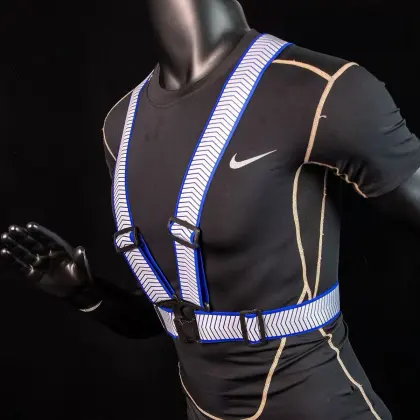 New Stretch Reflective Vest with Shoulder Straps
