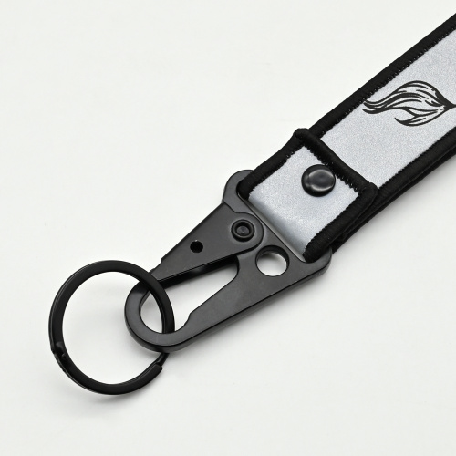 Reflective Anime Custom Carabiner Lanyard Wrist Strap