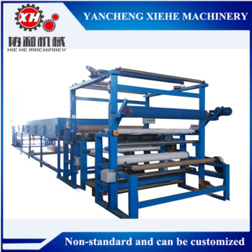 Patent product sandpaper laminating machine operation step