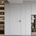 Porta embutida invisível sem moldura para villa moderna e minimalista | JBDHOME
