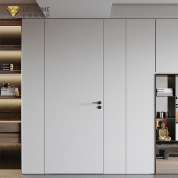 Modern Acoustic Invisible Wooden Door | JBDHOME
