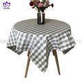 100% cotton grid table cloth-square for sale