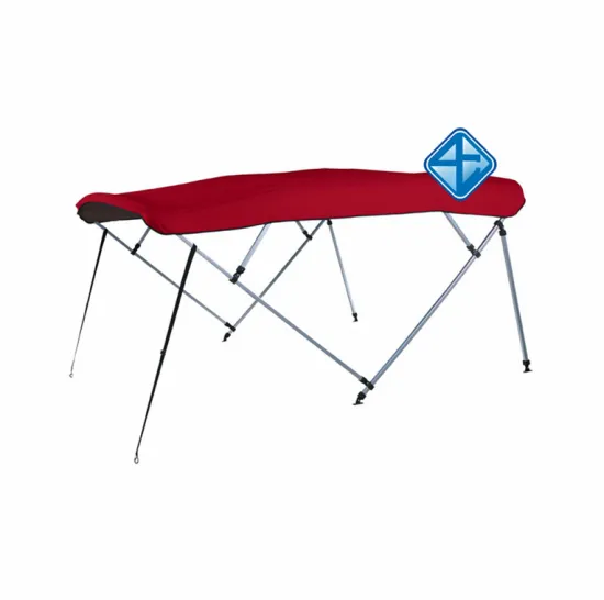 Factory Direct Durable 4 Bow Pontoon Boat Cover & Bimini Top