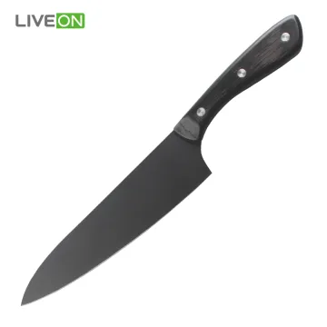 5pcs Wooden Kitchen Knife Set with Magnetic Stand