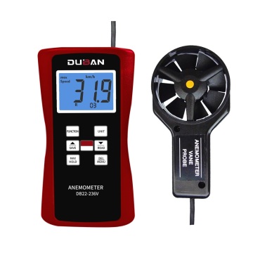 Anemometro digitale portatile a girante