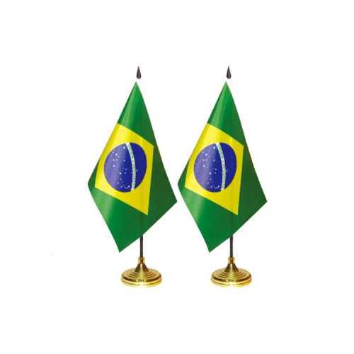 Customized Logo Advertising National Held Hand Flag