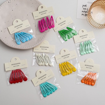 Candy Colored BB Clips 5CM - Sweet & Cute Hair Accessories (5pcs)