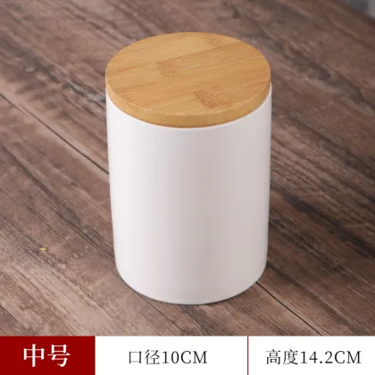 Ceramic Coffee Storage Jar with Sealed Lid