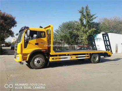 4x2 low flatbed truck Construction machinery