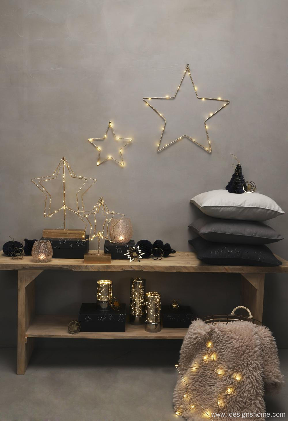 Medium Hanging Star Window Lights Stars with LED