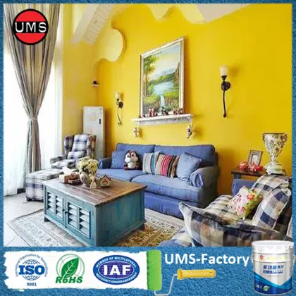 Latex emulsion wall paint for wall