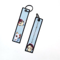 Tag Allwedd Gwehyddu Stoc Demon Slayer Anime Keychain