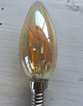 import china goods c35 2W E14 led filament bulb