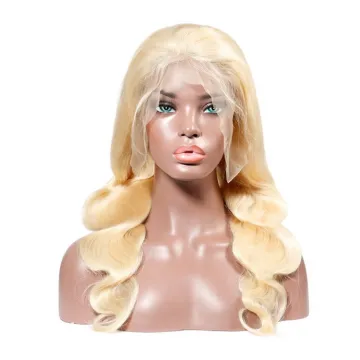 wholesale 613 cuticle aligned hair lace wigs honey blonde human hair wig pelucas wigs human hair lace front brazilian