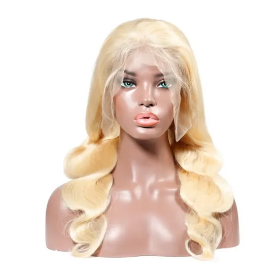wholesale 613 cuticle aligned hair lace wigs honey blonde human hair wig pelucas wigs human hair lace front brazilian