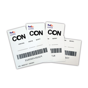 Self adhesive waterproof transport label