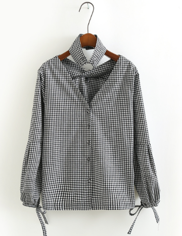 collarless shirt womens