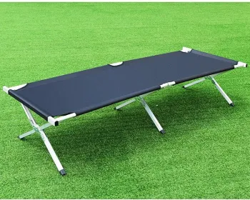 Customize Aluminium Adults Single 600D Double Outdoor Beach Portable Folding Camping Sleeping Cot for travelling