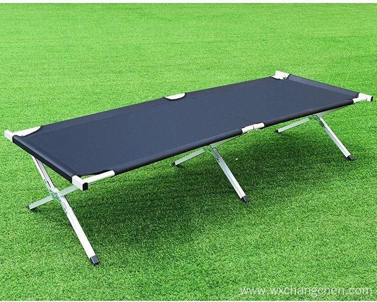 Customize Aluminium Adults Single 600D Double Outdoor Beach Portable Folding Camping Sleeping Cot for travelling
