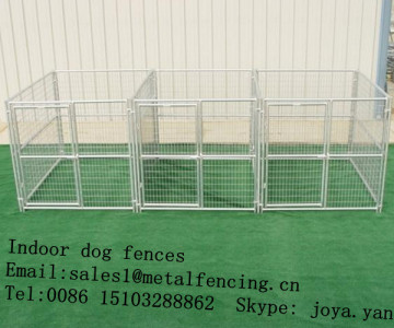 Steel animal protective fences 2.9mx4.5mx1.8m dog kennel fences galvanized dog runs fences indoor dog fences