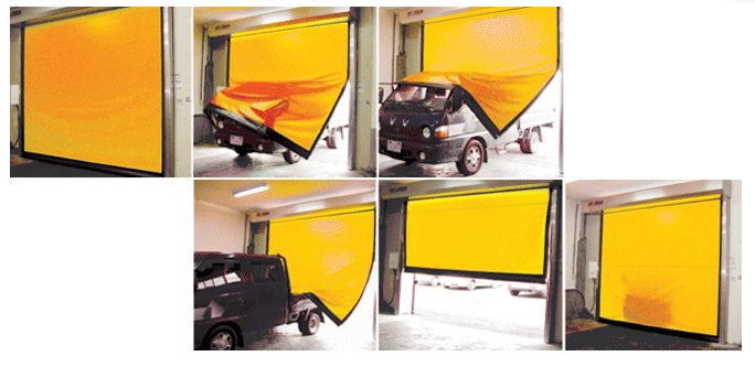 self repairing pvc rapid doors