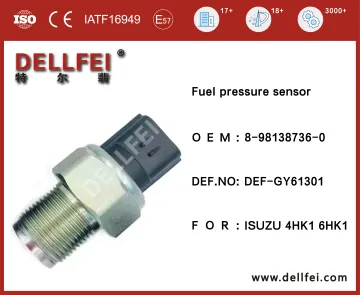 Diesel Common Rail Pressure Sensor 8-98138736-0 Rail Pressure Sensor for ISUZU 4HK1 6HK1