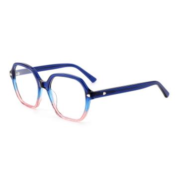 Lightweight Irregular Octagon Solid Acetate Optical Frames ME2066